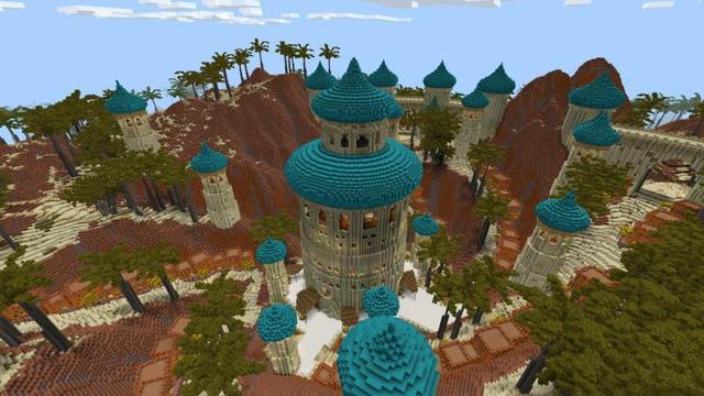 Screenshot of the Minecraft Bedrock Marketplace product Sand Imperium created by Virtual Pinata.