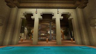 Screenshot of the Minecraft Bedrock Marketplace product Imperio de Arena created by Virtual Pinata.