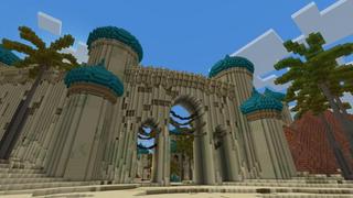 Screenshot of the Minecraft Bedrock Marketplace product Imperio de Arena created by Virtual Pinata.