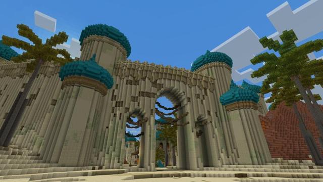 Screenshot of the Minecraft Bedrock Marketplace product Sand Imperium created by Virtual Pinata.