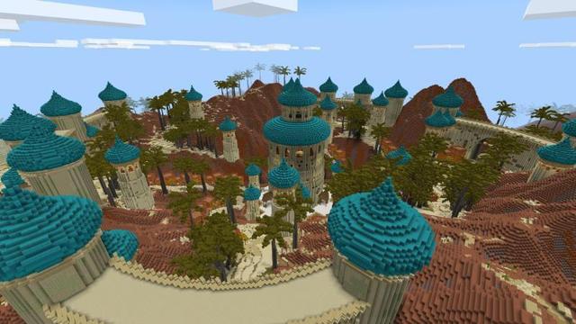 Screenshot of the Minecraft Bedrock Marketplace product Sand Imperium created by Virtual Pinata.