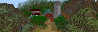 Panorama of the Minecraft Bedrock Marketplace product Secret UFO created by Virtual Pinata.