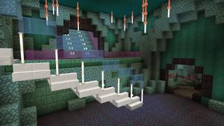 Screenshot of the Minecraft Bedrock Marketplace product Secret UFO created by Virtual Pinata.