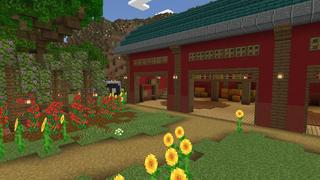 Screenshot of the Minecraft Bedrock Marketplace product Secret UFO created by Virtual Pinata.