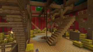 Screenshot of the Minecraft Bedrock Marketplace product Secret UFO created by Virtual Pinata.