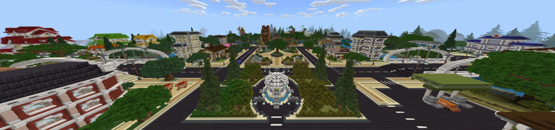 Panorama of the Minecraft Bedrock Marketplace product The Great Adventure created by Virtual Pinata.