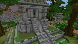 Screenshot of the Minecraft Bedrock Marketplace product The Jungle Skull created by Virtual Pinata.