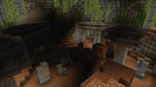 Screenshot of the Minecraft Bedrock Marketplace product The Jungle Skull created by Virtual Pinata.