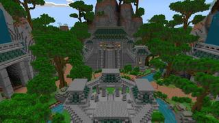 Screenshot of the Minecraft Bedrock Marketplace product The Jungle Skull created by Virtual Pinata.