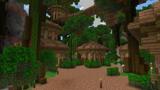 Screenshot of the Minecraft Bedrock Marketplace product The Jungle Skull created by Virtual Pinata.