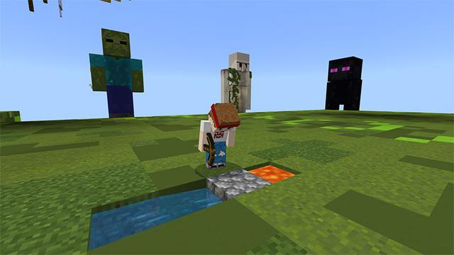 Screenshot of the Minecraft Bedrock Marketplace product Big Animals created by Volcano.