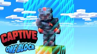 Thumbnail of the Minecraft Bedrock Marketplace product Captive One Block created by Volcano.