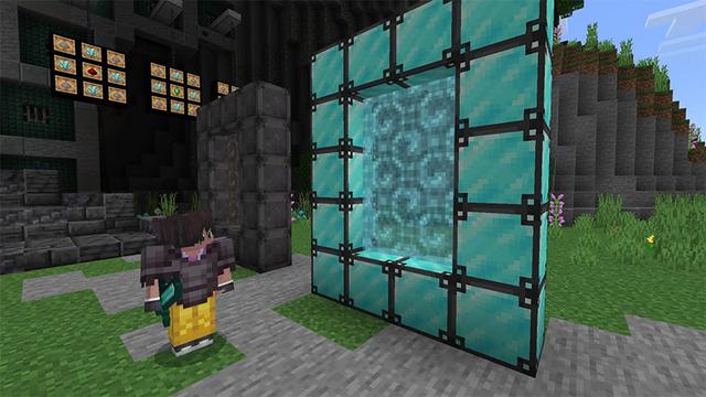 Screenshot of the Minecraft Bedrock Marketplace product Dimensions Plus created by Volcano.