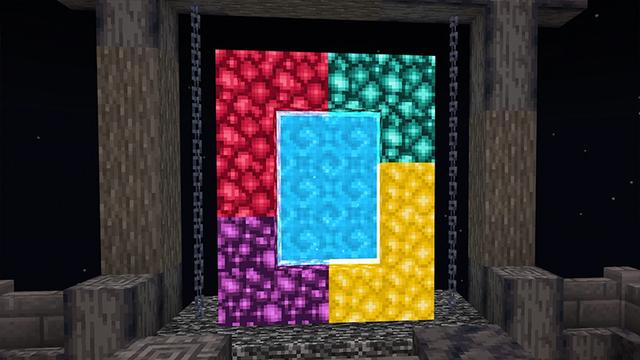 Screenshot of the Minecraft Bedrock Marketplace product Dimensions created by Volcano.