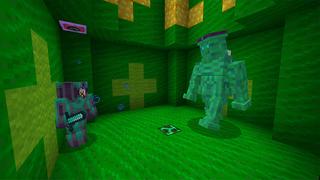 Screenshot of the Minecraft Bedrock Marketplace product Galaxy Skyblock created by Volcano.