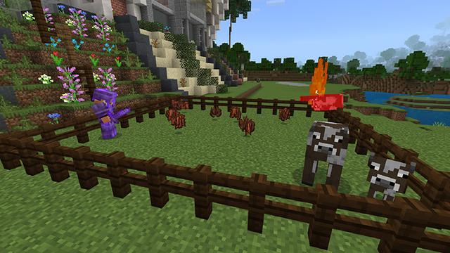 Screenshot of the Minecraft Bedrock Marketplace product Hacker Mansion created by Volcano.