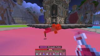 Screenshot of the Minecraft Bedrock Marketplace product Hacker Potions created by Volcano.