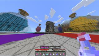 Screenshot of the Minecraft Bedrock Marketplace product Hacker Potions created by Volcano.