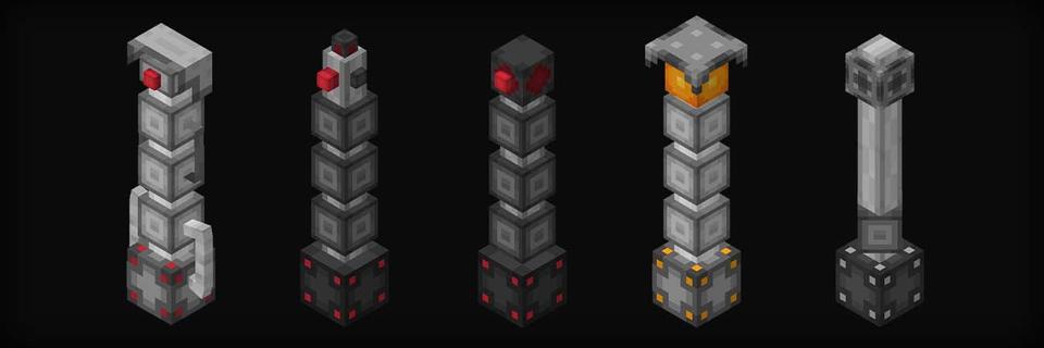 Panorama of the Minecraft Bedrock Marketplace product LASERS created by Volcano.
