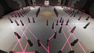 Screenshot of the Minecraft Bedrock Marketplace product LASERS created by Volcano.