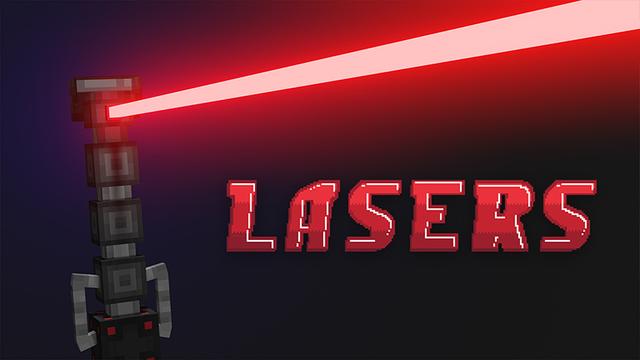 Thumbnail of the Minecraft Bedrock Marketplace product LASERS created by Volcano.