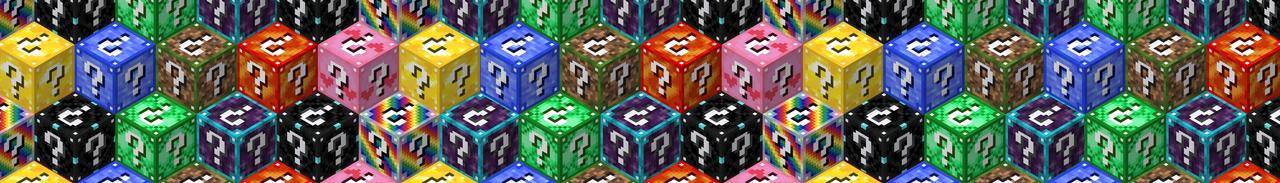 Panorama of the Minecraft Bedrock Marketplace product Lucky Block Farming created by Volcano.