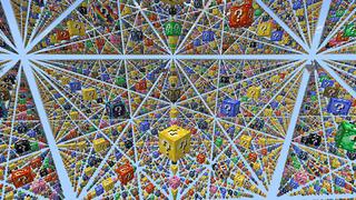 Screenshot of the Minecraft Bedrock Marketplace product Lucky Block INFINITY created by Volcano.