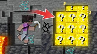 Thumbnail of the Minecraft Bedrock Marketplace product Lucky Block Mining created by Volcano.