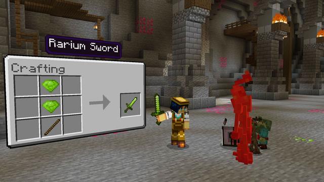 Screenshot of the Minecraft Bedrock Marketplace product More Ores created by Volcano.