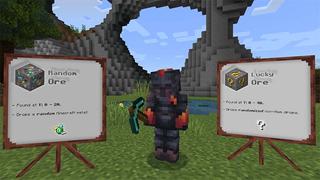 Screenshot of the Minecraft Bedrock Marketplace product Ore Expansion created by Volcano.