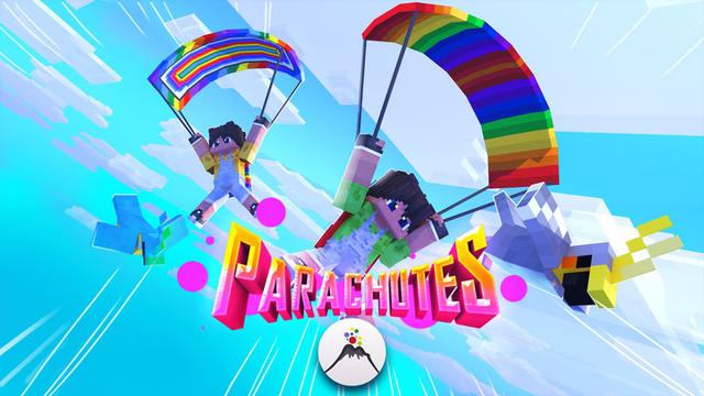 Thumbnail of the Minecraft Bedrock Marketplace product Parachutes created by Volcano.