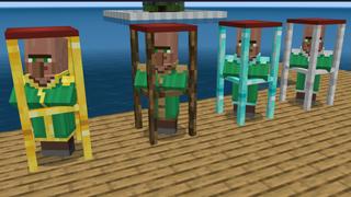 Screenshot of the Minecraft Bedrock Marketplace product Raft Machines created by Volcano.