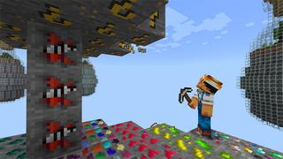 Screenshot of the Minecraft Bedrock Marketplace product Sky Ores created by Volcano.