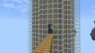 Screenshot of the Minecraft Bedrock Marketplace product Sky Ores created by Volcano.