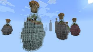 Screenshot of the Minecraft Bedrock Marketplace product Sky Ores created by Volcano.