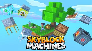 Thumbnail of the Minecraft Bedrock Marketplace product Machines Skyblock created by Volcano.
