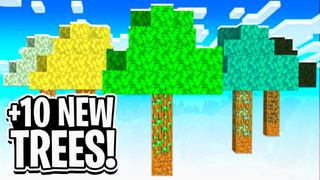 Thumbnail of the Minecraft Bedrock Marketplace product Skyblock Tree Ores created by Volcano.