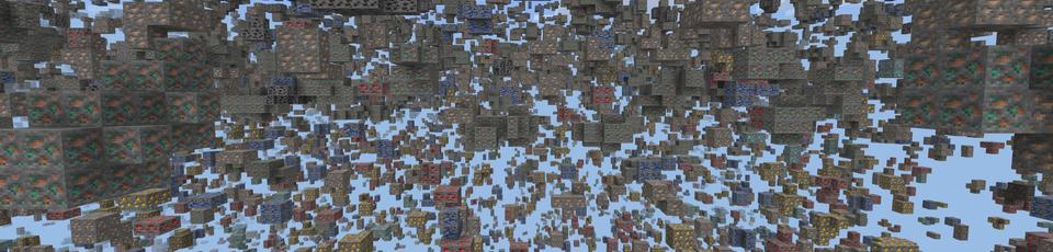Panorama of the Minecraft Bedrock Marketplace product Skyblock X-Ray created by Volcano.