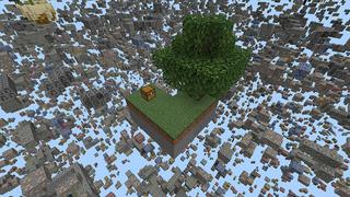 Screenshot of the Minecraft Bedrock Marketplace product Skyblock X-Ray created by Volcano.