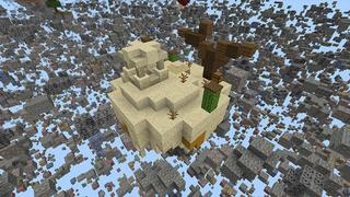 Screenshot of the Minecraft Bedrock Marketplace product Skyblock X-Ray created by Volcano.