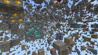 Screenshot of the Minecraft Bedrock Marketplace product Skyblock X-Ray created by Volcano.