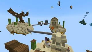 Screenshot of the Minecraft Bedrock Marketplace product Skydrops created by Volcano.