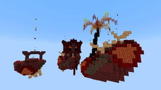 Screenshot of the Minecraft Bedrock Marketplace product Skydrops created by Volcano.