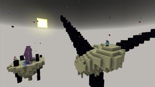 Screenshot of the Minecraft Bedrock Marketplace product Skydrops created by Volcano.