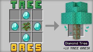 Thumbnail of the Minecraft Bedrock Marketplace product Minerais d'arbre created by Volcano.