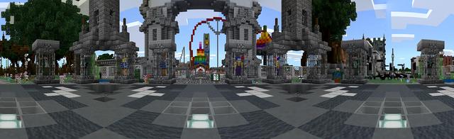 Panorama of the Minecraft Bedrock Marketplace product Zombie Life created by Volcano.