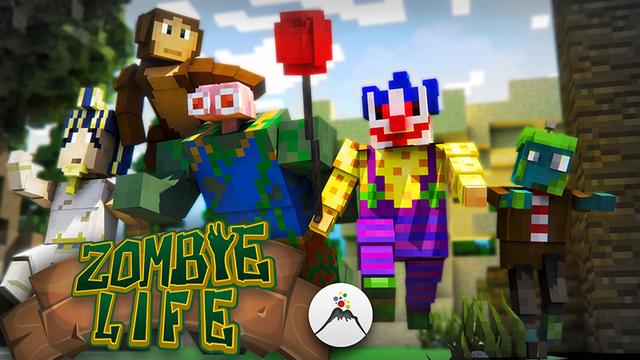 Thumbnail of the Minecraft Bedrock Marketplace product Zombie Life created by Volcano.