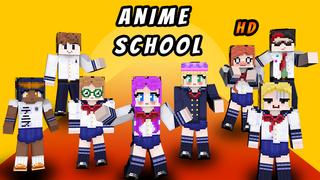 Thumbnail of the Minecraft Bedrock Marketplace product Anime School HD created by VoxelBlocks.