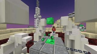 Screenshot of the Minecraft Bedrock Marketplace product Bed Wars: Outer Space created by VoxelBlocks.