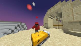 Screenshot of the Minecraft Bedrock Marketplace product Bed Wars: Outer Space created by VoxelBlocks.